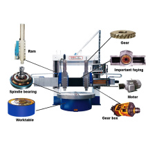 Nova máquina de torno de torno de torneamento vertical CNC Preço de coluna dupla coluna vertical Máquina